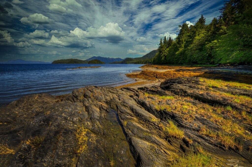 mountains, coast, forest, ocean, alaska, wilderness, nature, scenic, outdoors, clouds, water, sky, sea, wild, island, ketchikan, moser bay, serene, secluded, landscape, ketchikan, ketchikan, ketchikan, ketchikan, ketchikan, secluded