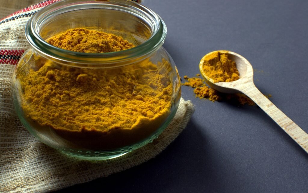 turmeric, manson jar, spoon, food, spice, condiment, kitchen, ingredient, seasoning, powder, indian, culinary, turmeric, turmeric, turmeric, turmeric, turmeric